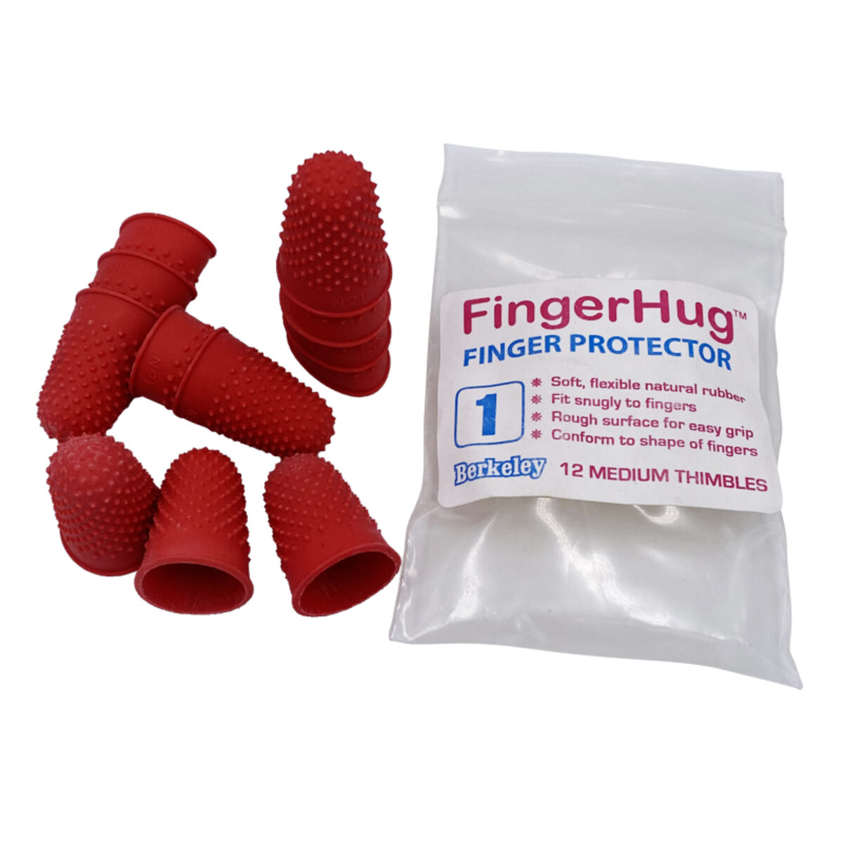 FingerHug Finger Protector Rubber Thimbles - Large – Global Beauty